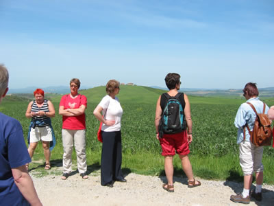 Nella valle di Montecucco in estate